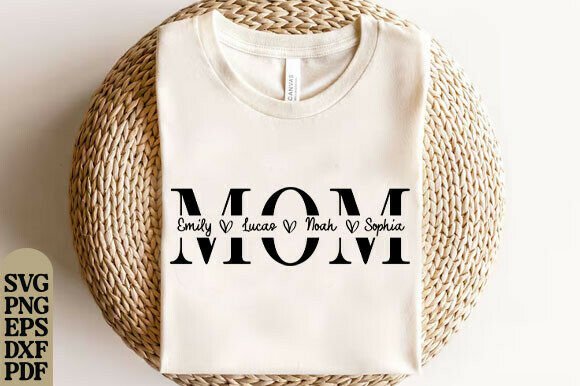 Mom Svg, Mother s Day Gift Svg Mom Split Graphics