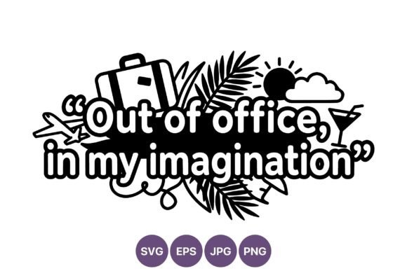 Out of Office Travel Quote Suitcase: Graphics & Illustrations Review