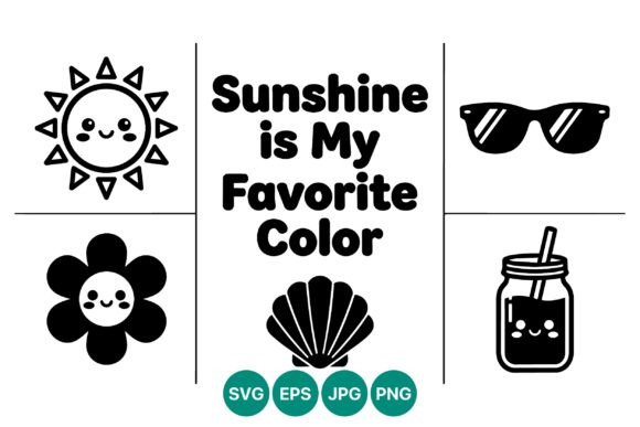 Sunshine is My Favorite Color Cute Embroidery Review